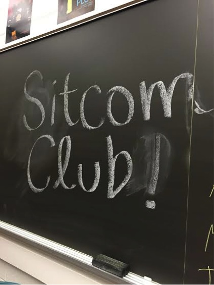 Sitcom Club, new during the 2015-2016 school year, watches and discusses comedy television shows. Sitcom club had their first meeting on Monday, October 5, 2015