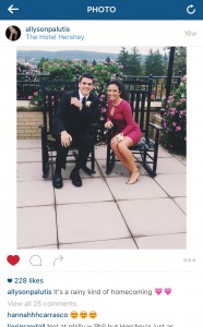 With 228 likes, this picture of Palutis from homecoming has gotten her personal record for likes. Palutis puts very much thought and effort into all of her social media posts. 