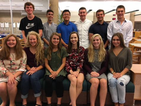 The 2016-2017 Hershey High School Homecoming Court is: Back Row(left-right): Michael Miller, Thomas Perry, Jason Guo, Dylan Gomer, Max Dadswell, and David Lilla Front Row(left-right): Maggie Lane, Emily Nolan, Taylor Mortensen, Marisa Balanda, Kaley Buchanan, and Lindsay Abel (submitted/Barbara Clouser)