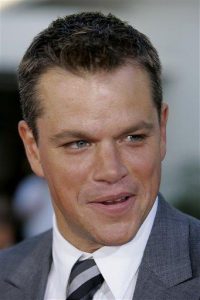 Actor, Matt Damon, arrives to the premiere of "The Bourne Ultimatum" in Los Angeles, in this, July 25, 2007. Damon is also starring in the new Bourne movie. (AP Photo/Mark J. Terrill, file)