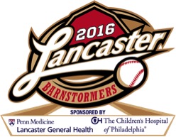The Lancaster Barnstormers advertise their 2016 season. The Barnstormers will be hosting a 4th of July celebration with food, games, and fireworks. (Photo courtesy Lancaster Barnstormers)