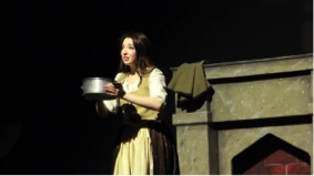 Junior Brenna Beck plays Cinderella in the Spring musical. Beck was nominated for Outstanding Lead Actress in a musical.  (Broadcaster/ Zozan Kucukaydin)