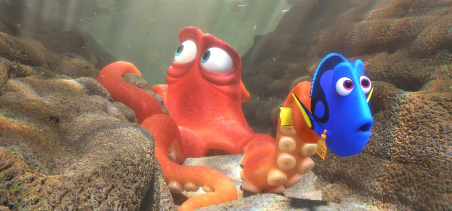 Finding Dory hits theaters June 17, 2016.  A sequel to the 2003 film Finding Nemo, Finding Dory has a runtime of 103 minutes.  (Disney-Pixar)