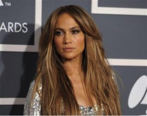 Jennifer Lopez arrives at the 53rd annual Grammy Awards in Los Angeles. (AP Photo/Chris Pizzello, File) 