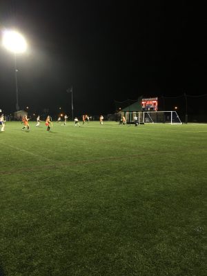 Hershey Girls Field Hockey set up for a penalty corner against Palmyra. The Trojans went on beat the Cougars 2-0 on Thursday September 29, 2016. (Broadcaster/ Carly Carrasco)
