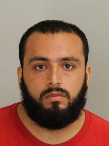 This September 2016 file photo provided by Union County Prosecutor's Office shows Ahmad Khan Rahami, who is in custody as a suspect in the weekend bombings in New York and New Jersey. Rahami worked as an unarmed night guard for two months in 2011 at an AP administrative technology office in Cranbury, N.J. At the time, he was employed by Summit Security, a private contractor. Rahami remained hospitalized Tuesday, Sept. 20, 2016, after a shootout the day before with police in New Jersey. (Union County Prosecutor's Office via AP, File)
