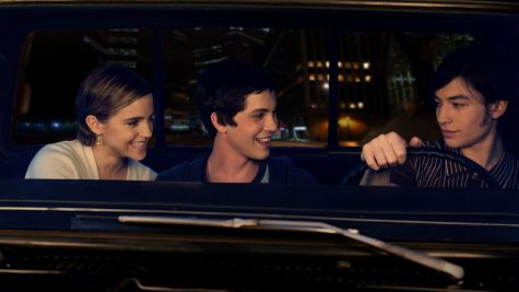 Sam (Emma Watson), Charlie (Logan Lerman) and Patrick (Ezra Miller) help each other through the lowest parts of high school in The Perks of Being a Wallflower.
