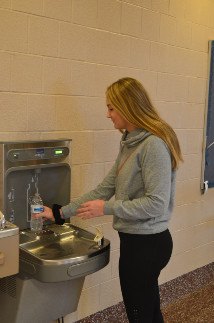 HHS Installs New Water Bottle Filling Stations – The Broadcaster