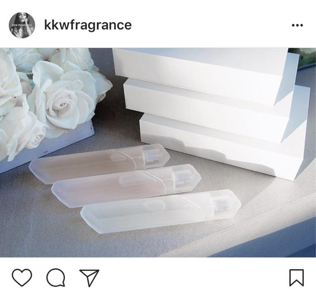 Kardashian West announced her creations and launch date on October 25. KKW Crystal Gardenia, KKW Crystal Gardenia Citrus, and KKW Crystal Gardenia Oud each obtain a unique scent different from the other. (KKWFragrance)