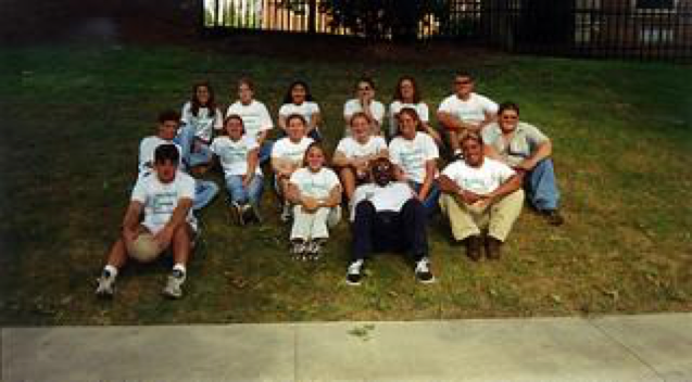 The students at the Pennsylvania Free Enterprise Week in July of 1999 pose for a photo at Lycoming College. PFEW is a week long program for incoming high school juniors and seniors (Flickr/Eklaughlin).