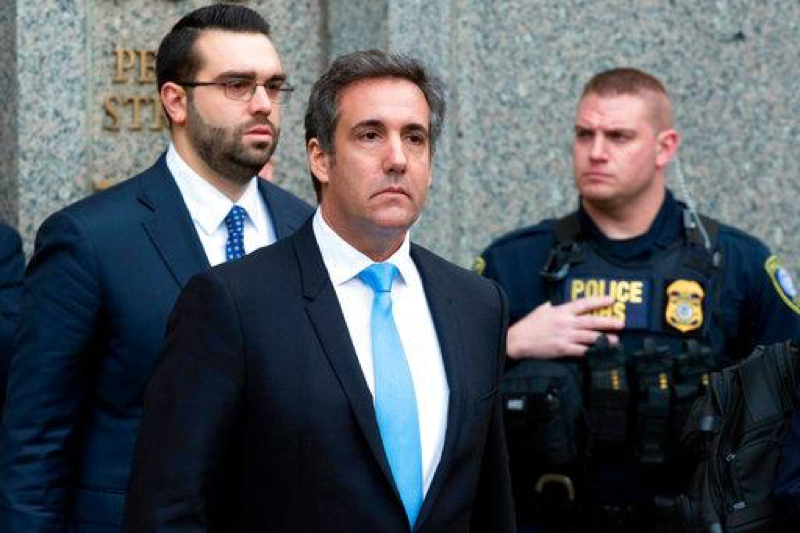 Michael Cohen, Donald Trump’s lawyer, entering federal court on April 13. Cohen’s office was raided that same day as the FBI searched for important documents in the Trump-Russia probe and Stormy Daniels lawsuit. (AP Photo/Mary Altaffer)