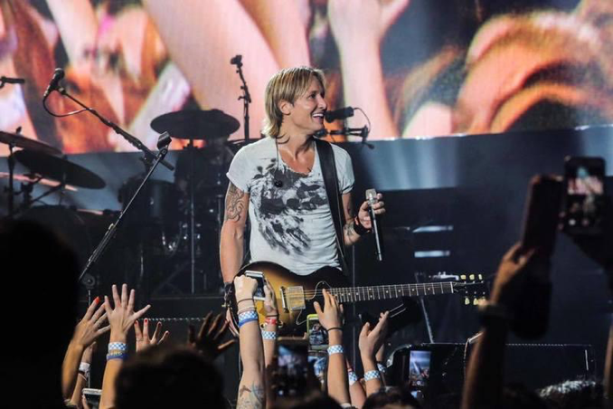 Keith Urban performs in 2016 at his “Ripcord World Tour.” Urban will return to the stage in Hershey October 25, 2018. (Keith Urban)