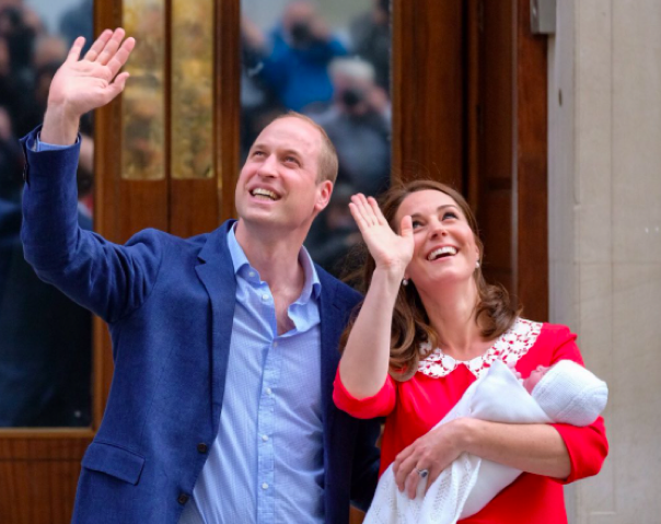 The Palace also welcomed the baby through Twitter, with a photo of William and Kate holding their baby a few hours after his birth.
