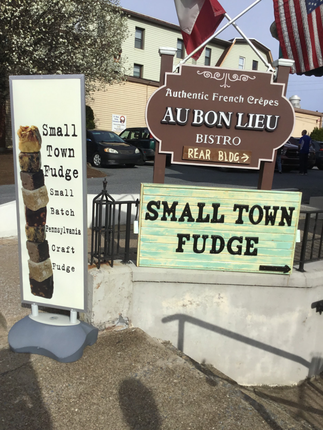 Small Town Fudge is open for business on April 21, 2018. It was established by Eric Cayton on April 22, 2017. (Broadcaster/Andrew Ciardullo)
