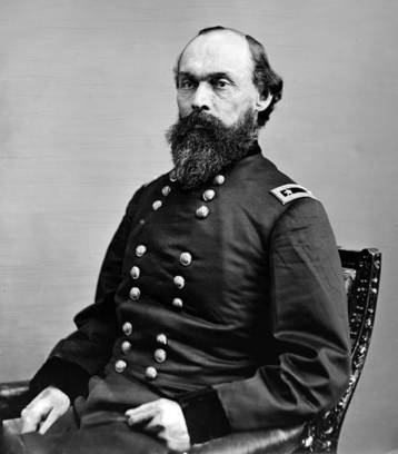 General Gordon Granger poses during the American Civil War. Granger arrived in Galveston, Texas after his 31 years of service. (Library of Congress)
