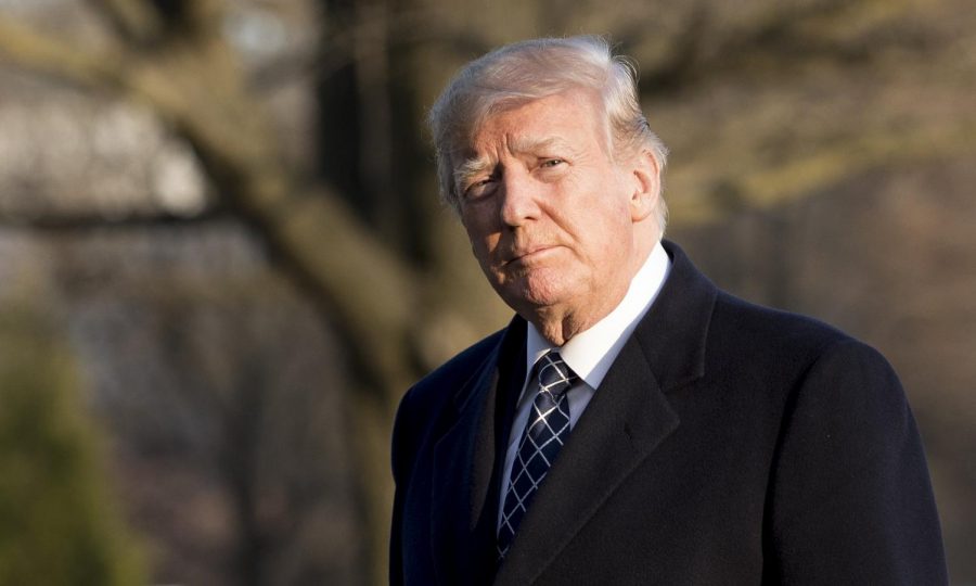 President Trump is pictured in March 25, 2018 photo taken by propaganda outlet Epoch Times.  President Trump became the first US President to be impeached twice.   (Samira Bouaou/The Epoch Times/CC BY-NC 2.0)