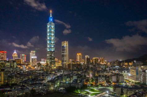 Taipei, the capital city of Taiwan, is home to over 2.646 million people. The island country has recently faced intimidation from its neighboring country China. (Kent Fan/CC BY-NC-SA 2.0)
