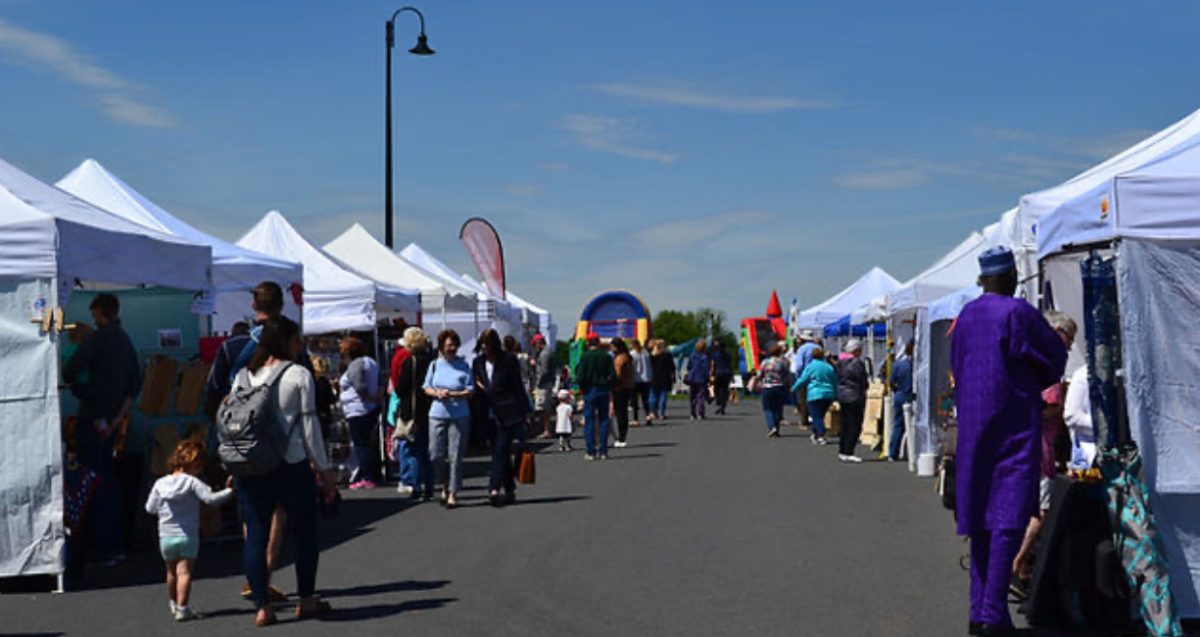 The 2023 Hershey Artfest, pictured above, was a popular event for families. This years Artfest boasts even more vendors and activities than previous years. (Hershey History Center)
