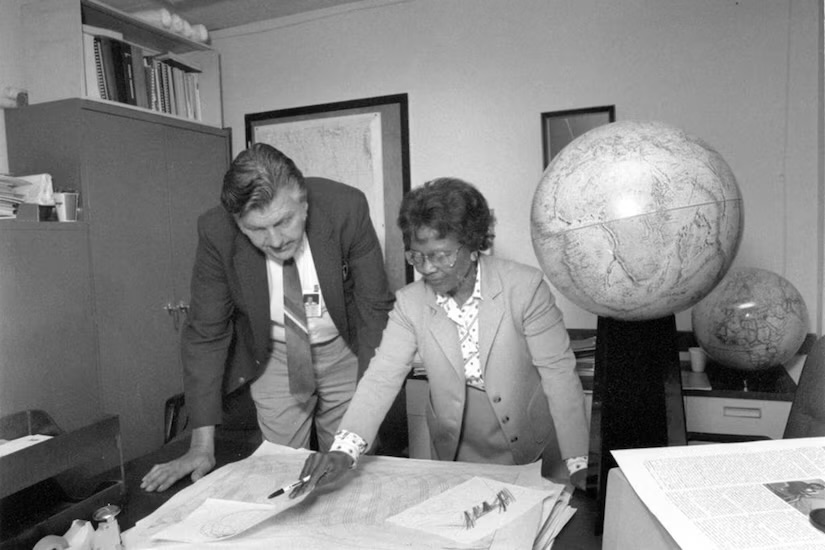 The Navy hired Gladys West in 1956. She was a mathematician who did computer programming and coding at Naval Proving Ground in Dahlgren, Virginia. (U.S Department of Defense)
