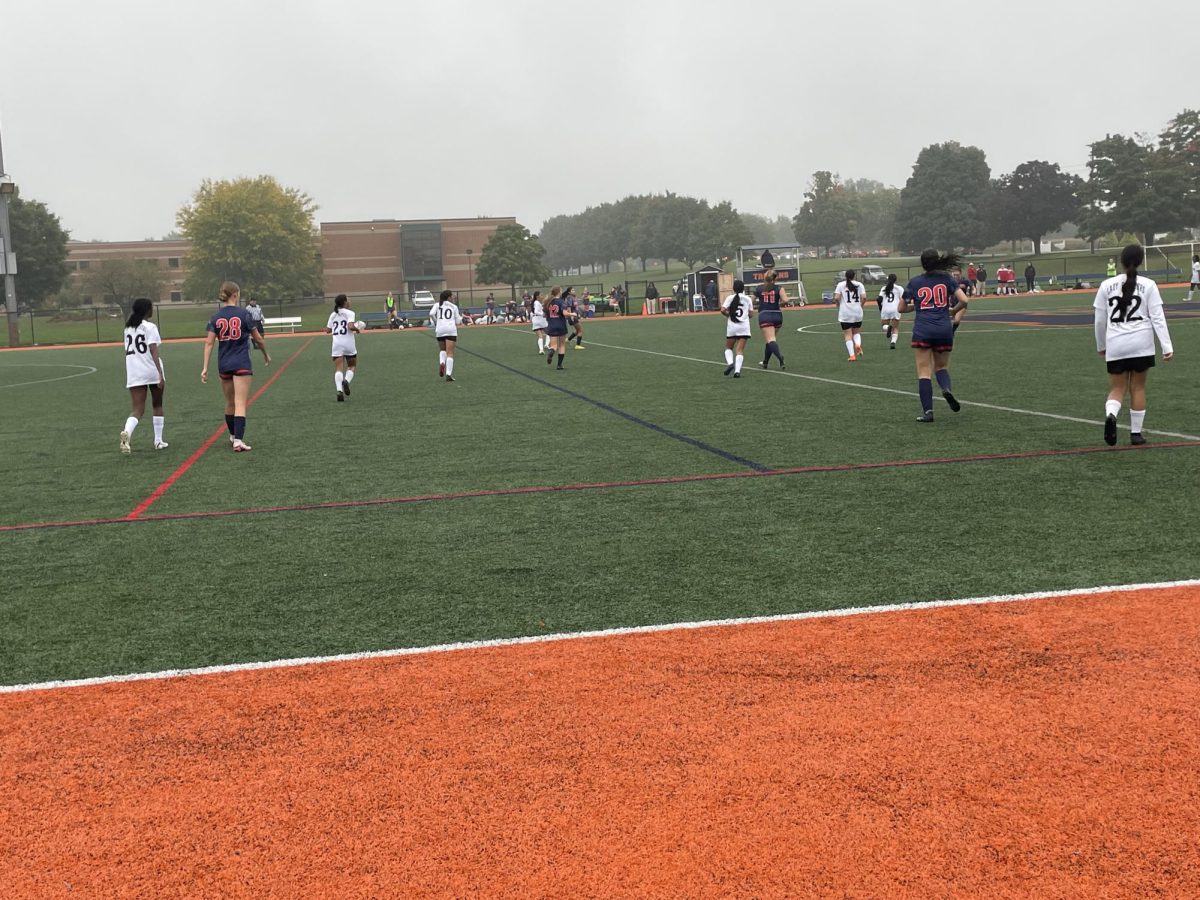 The HHS girls soccer team plays against Central Dauphin East. They ended their match victoriously with an exciting score of 13-0 on September 25. (Broadcaster/Vivienne Dotts)