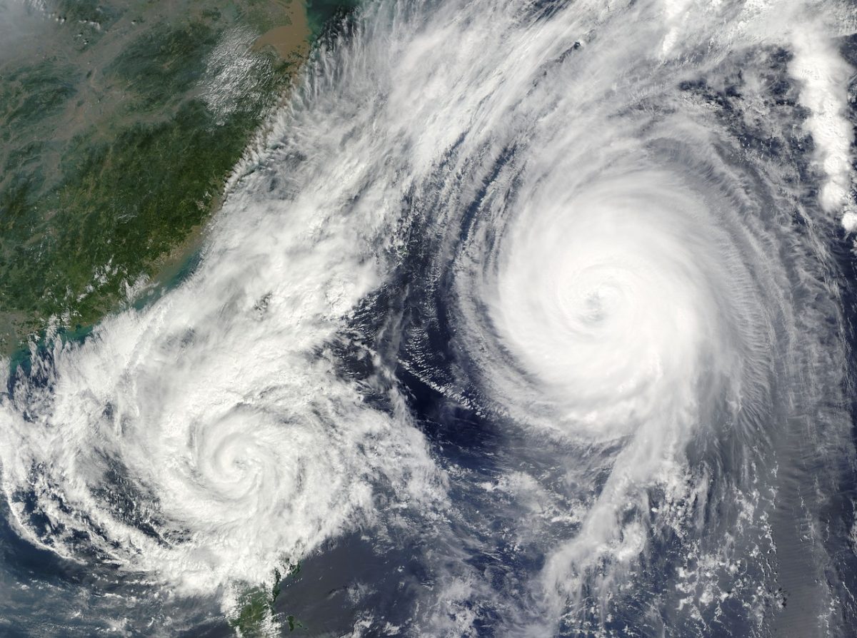 Hurricanes form from the warming of the air and water. Hurricanes Helene and Milton most recently hit the Eastern Coast with major destructive consequences (WikiImages/Pixabay).