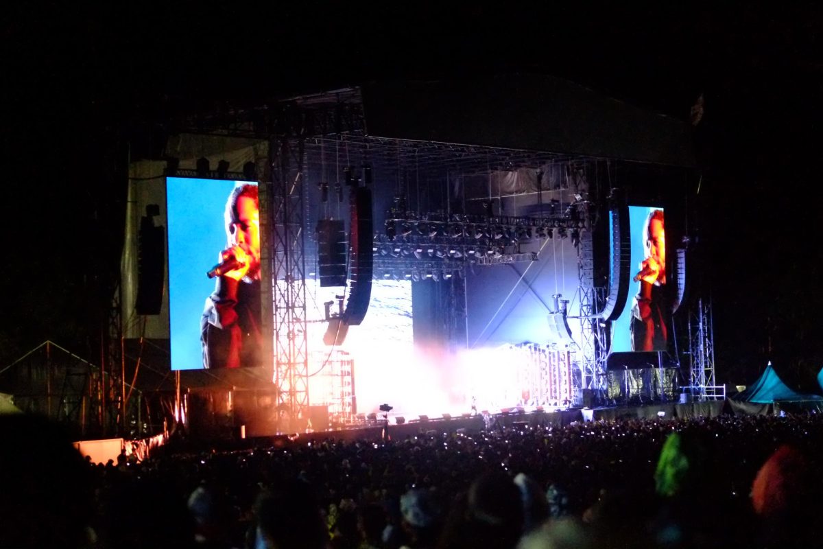 Kendrick Lamar will be showcasing his talents at the HersheyPark Stadium in June. He had been performing at Fuji Rock in 2018 in this picture. (countries in colors/Flickr)
