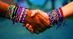 “Pulsera” means bracelet in Spanish. Every bracelet sold benefited Central American artists from Guatemala and Nicaragua. (The Pulsera Project)